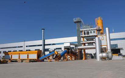 Environmentally friendly design of bottom silo asphalt mixing equipment